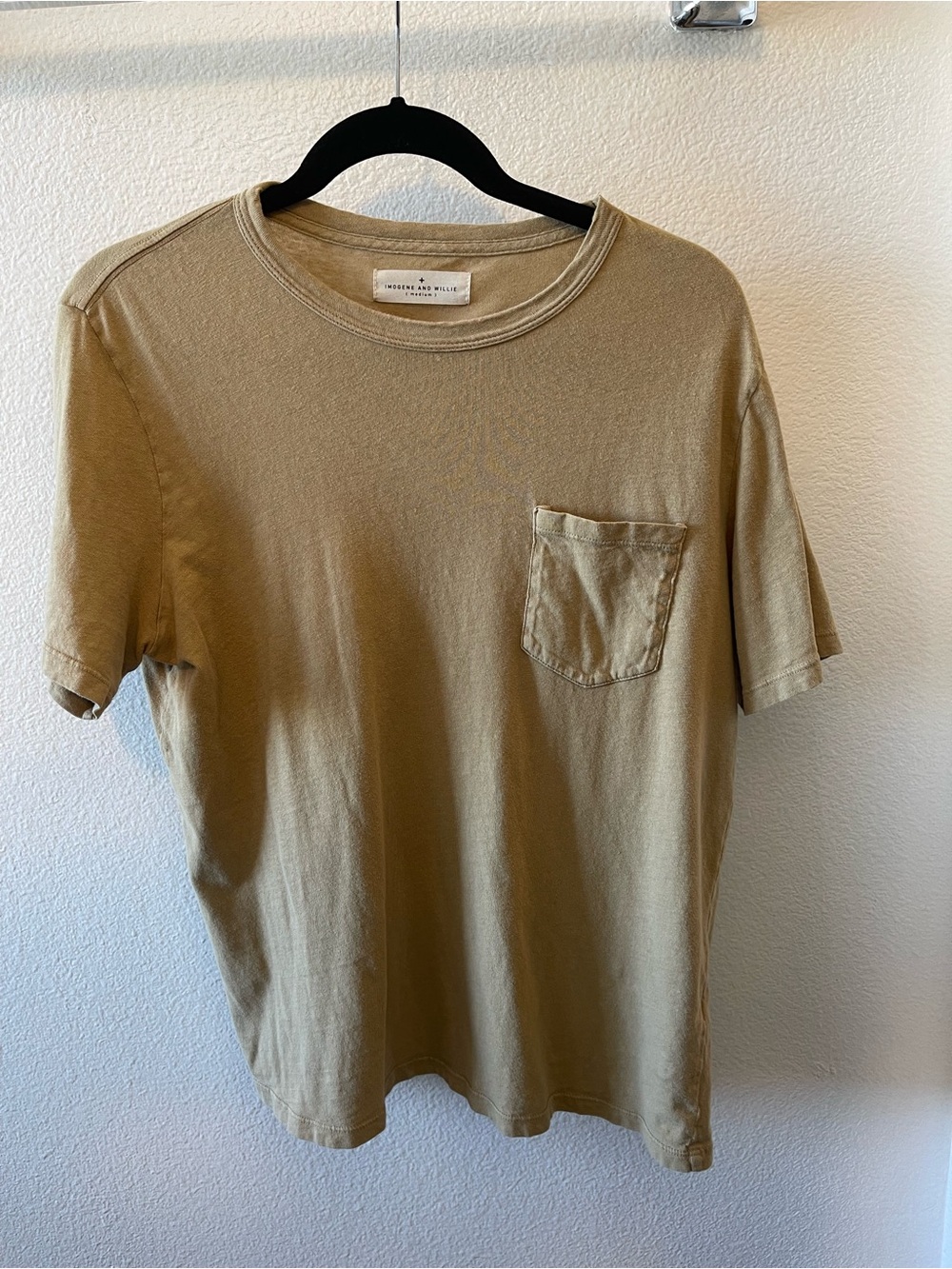 Imogene + Willie Short-Sleeve Pocket Tee in Desert